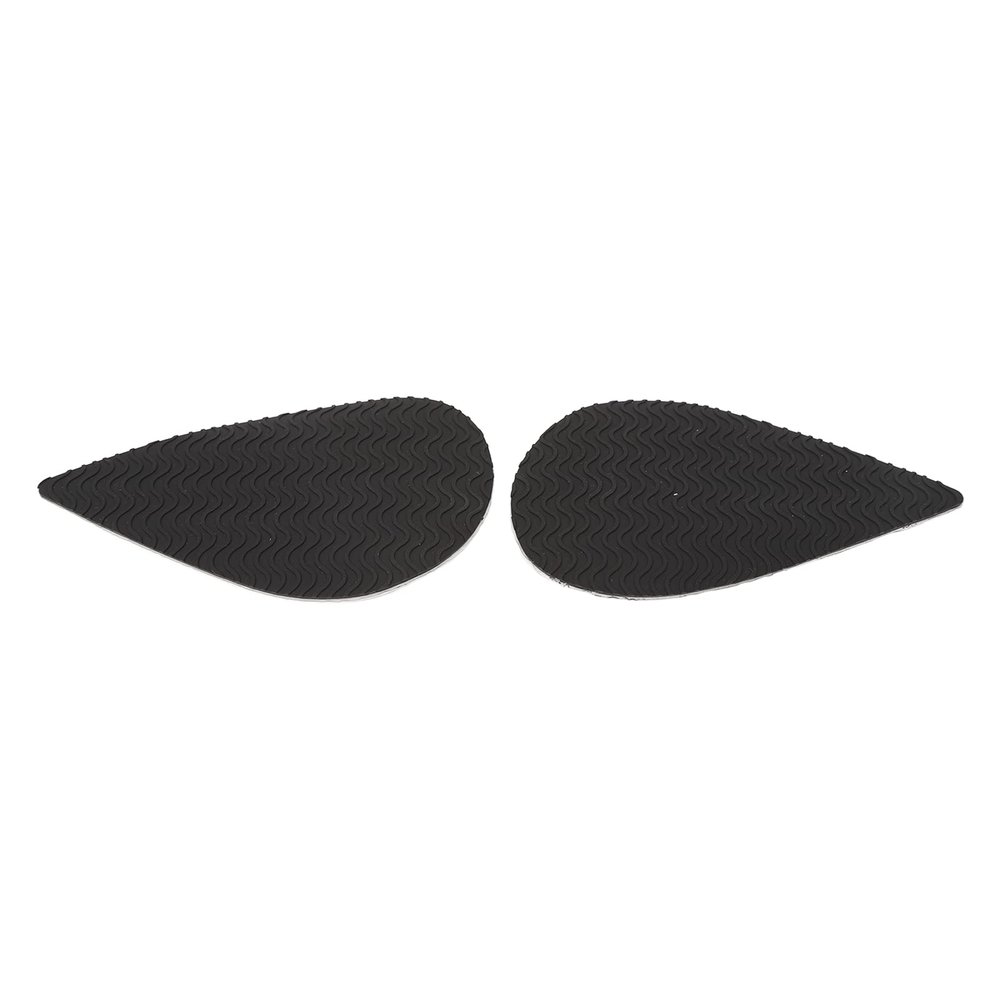 2pcs Pointed Toe Sole Anti Slip Sticker, Noise and Shock Absorbing Pad, Shoe Bottom Protector Shoes Cushion, Water Ripple Self Adhesive Wearable Sole Protector for High Heels Boots Sandals(Black)