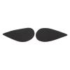 2pcs Pointed Toe Sole Anti Slip Sticker, Noise and Shock Absorbing Pad, Shoe Bottom Protector Shoes Cushion, Water Ripple Self Adhesive Wearable Sole Protector for High Heels Boots Sandals(Black) view 1