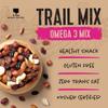 Natural Cravings Trail Mix Snack Dried Fruit Mix & Nuts Mix with Chocolate Chips, Peanuts, Cranberries, Raisins, Walnuts, Tropical Fruits (Small 12 pack, Omega 3) view 3