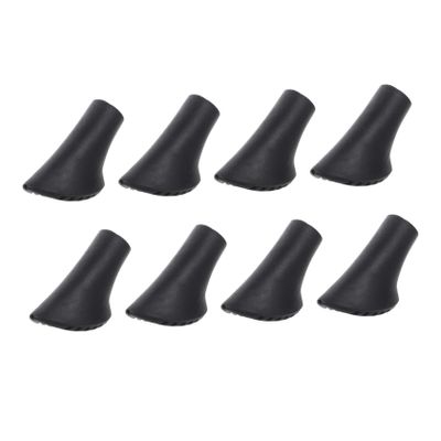GLEAVI 8pcs Wear-Resistant Silicone Walking Stick Tip Trekking Pole Accessories for Enhanced Grip and Traction Any Easy to Replace and Install