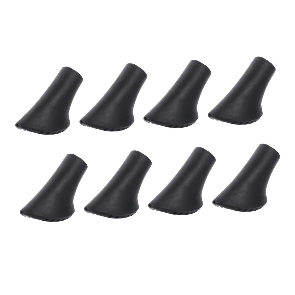 GLEAVI 8pcs Wear-Resistant Silicone Walking Stick Tip Trekking Pole Accessories for Enhanced Grip and Traction Any Easy to Replace and Install