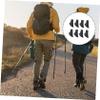 GLEAVI 8pcs Wear-Resistant Silicone Walking Stick Tip Trekking Pole Accessories for Enhanced Grip and Traction Any Easy to Replace and Install view 2