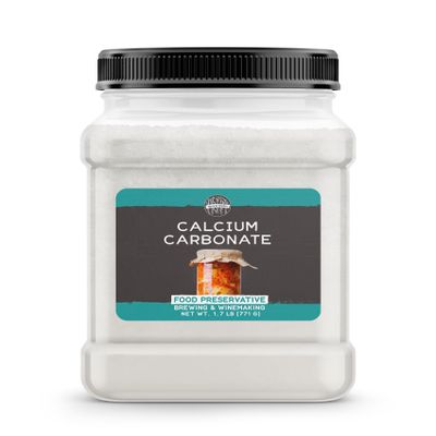 Birch & Meadow Calcium Carbonate, 1.7 lb, Food Preservative, Winemaking & Brewing