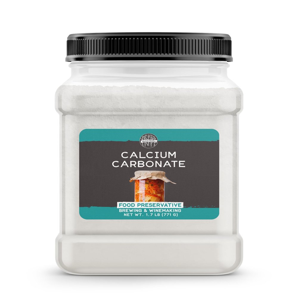 Birch & Meadow Calcium Carbonate, 1.7 lb, Food Preservative, Winemaking & Brewing