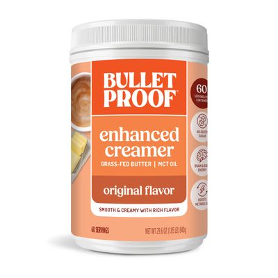 Bulletproof Original Creamer, 29.6 Ounces, Keto Coffee Creamer with MCT Oil and Grass-Fed Butter, Value Offering, Packaging May Vary