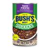 Bush's Best Taco Fiesta Black Beans, Source of Plant Based Protein and Fiber, Low Fat, Gluten Free, Taco-Style Chipotle Sauce, 15.1 Ounce (Pack of 4) view 1
