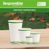 Responsible Products Certified Compostable 6 oz Paper Cups, Cold  Hot Coffee Cups, Disposable Paper Cups, Extra Strength Disposable Cups, Made without PFAS (50 count) view 4