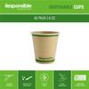 Responsible Products Certified Compostable 6 oz Paper Cups, Cold  Hot Coffee Cups, Disposable Paper Cups, Extra Strength Disposable Cups, Made without PFAS (50 count) view 4