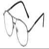 Calabria 1110CB Metal Pilot BiFocal Reading Glasses +3.00 Silver Men Women Designer Vintage Bi-Focal Readers Trendy Eyeglass view 2