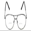 Calabria 1110CB Metal Pilot BiFocal Reading Glasses +3.00 Silver Men Women Designer Vintage Bi-Focal Readers Trendy Eyeglass view 4