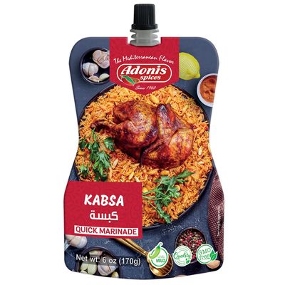 Adonis - Kabsa Quick Marinade, 6 oz (170g), Ready to Use Liquid Seasoning Marinade