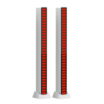 Sound Activated Multi-Color Light Bar - 2-Pack (White)