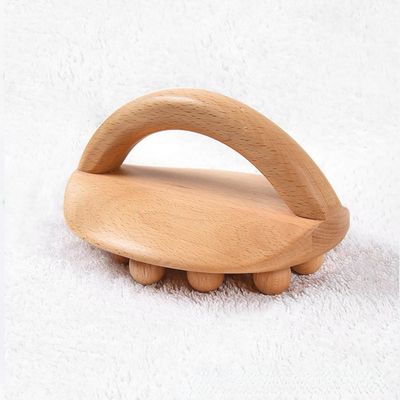 14 Beads Handheld Gua Sha Massage Brush Waist Leg Body Meridian Scraping SPA Therapy