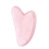 9.6CM Natural Stone Jade Gouache Scraper Rose Quartz Facial Gua Sha Tools Neck Massager for Face view 1