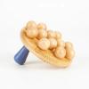 12 Beads Handheld Gua Sha Massage Brush Natural Waist Leg Body Meridian Scraping SPA view 2