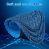 1 Pair Women Men Insoles 3D Design High Elasticity Anti-Slip Super Soft Breathable Sweat Absorption Sponge Nano Deodorant Sports Insoles Valentine's Day/Christmas/Birthday Gifts (Blue, 43-44 EU) view 2