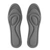 1 Pair Women Men Insoles 3D Design High Elasticity Anti-Slip Super Soft Breathable Sweat Absorption Sponge Nano Deodorant Sports Insoles Valentine's Day/Christmas/Birthday Gifts (Grey, 35-36 EU) view 1