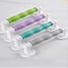 FairUo Grab Bars for Bathroom, Non-Slip Handrails, Soft Rebound Wave Arc Surface Safety Grab Bar, Aluminum Alloy Support Rails, Towel Rack, Looks Good and Very Secure Toilet Auxiliary Handrail/Purple/ view 3