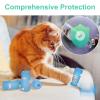 APDTEK Insulin Vial Protector Case for 10ML Short Vials (Novolog/Humalog/Humulin), Anti-Break Insulin Case Holder, Convenient Insulin Bottle Protector Sleeve for Diabetic Travel - Blue view 3