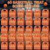 Aoriher 60 Pcs Basketball Party Favors - Theme Party Gift Boxes with Handles - Candy Snack Goody Bags - Birthday Supplies view 2