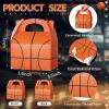 Aoriher 60 Pcs Basketball Party Favors - Theme Party Gift Boxes with Handles - Candy Snack Goody Bags - Birthday Supplies view 3