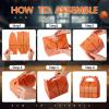 Aoriher 60 Pcs Basketball Party Favors - Theme Party Gift Boxes with Handles - Candy Snack Goody Bags - Birthday Supplies view 4