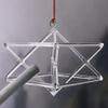 CIKSCO Sound Healing Meditation, Optically Clear Quartz Crystal Singing Merkaba Pyramid, Musical Instrument with Free Rope and Mallet (Size : 7inch) view 2