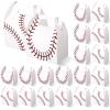 Aoriher 30 Pcs Baseball Treat Boxes Baseball Party Favors Sports Theme Party Gift Boxes with Handles view 1