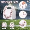 Aoriher 30 Pcs Baseball Treat Boxes Baseball Party Favors Sports Theme Party Gift Boxes with Handles view 3