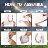 Aoriher 30 Pcs Baseball Treat Boxes Baseball Party Favors Sports Theme Party Gift Boxes with Handles view 4