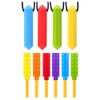 Solace Chewable Pencil Toppers (6-Pack) + Chew Necklace Crystal (4-Pack) Sensory Bundle view 1