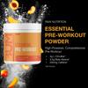 RAW Nutrition - Essential Pre - Chris Bumstead Pre Workout Formula, Sports Nutrition Pre-Workout Powders | Men & Womens Drink, Energy Powder for Working Out (Peach Mango) view 3