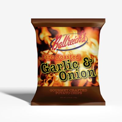 Ballreich Snack Food Company Fire Roasted Garlic & Onion Potato Chips (2.75oz (Pack of 24))