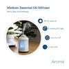 Airome Chelsea Medium Cut-Metal Essential Oil Diffuser|100 mL Humidifying Ultrasonic Aromatherapy Diffuser 8 Colorful LED Lights, Intermittent & Continual Mist, Auto Shut-Off view 3