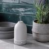 Airome Nebulizer Essential Oil Diffuser|Waterless and No Heat Aromatherapy Diffuser, White LED Light, Intermittent & Continual Mist, Timer and Auto Shut-Off, Stone view 3