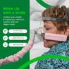 CPAP Strap Covers - Made in the USA - 2-Layered Fleece CPAP Strap Cushions for CPAP Mask Straps - CPAP Headgear Strap Covers for Skin Protection, Soft CPAP Mask Strap Cover by Designs by DaVal (Black) view 2