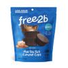 Free2b Sea Salt Caramel Mini Cups, Safe for School and Allergy Friendly - Gluten-Free, Dairy-Free, Nut-Free, and Soy-Free - Dark Chocolate, 3.5 oz Resealable Bag (Pack of 6) view 1