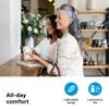 Sennheiser All-Day Clear Bluetooth Hearing Aids - OTC Hearing Aids with Bluetooth - Self-Fitting, Programmable Sound - FDA Cleared - Light Grey view 4