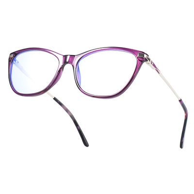 Bhigh Blue Light Blocking Reading Glasses Computer Gaming Ultra-Lightweight Reading Glassesfor Women (Purple, 2.5, diopters)
