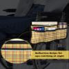 Thanksgiving Plaid Wheelchair Side Bag Walker Bag, Autumn Green Orange Buffalo Checkered Wheelchair Accessories Armrest Pouch, Organizer Storage Bag for Walkers, Rollators, Scooters, 7.3''x13'' view 4