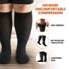 Wide Calf Socks, Extra Wide Diabetic Socks for Men and Women, Loose Fit Size 10-13 [3 Pairs] view 4