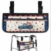 4th of July Truck Wheelchair Side Bag Walker Bag, Independence Day American Flag Star Patriotic Wheelchair Accessories Armrest Pouch, Organizer Storage Bag for Walkers, Rollators, 7.3''x13'' view 1