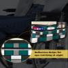 Teal Geometric Wheelchair Side Bag Walker Bag, Turquoise Middle Century Black Gray Wheelchair Accessories Armrest Pouch, Organizer Storage Bag for Walkers, Rollators, Scooters, 7.3''x13'' view 4