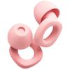 Audree Soft Ear Plugs for Noise Reduction, Reusable Flexible Earplugs for Sleep, Travelling, Focus, Study & Noise Sensitivity, 28dB Noise Cancelling, 8 Silicone Ear Tips in XS/S/M/L, Pink view 1