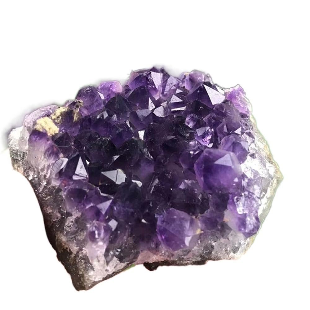 AtkitS Natural Amethyst Geode Quartz Cluster Crystal Specimen Healing (Size : 220-260g)