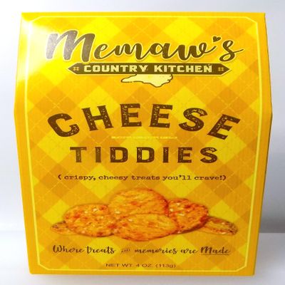 Memaw's Country Kitchen Cheese Tiddies Crispy Cheesy Treats 4oz Box
