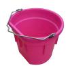 20 Quart Hot Pink Flat Back Sided Utility Bucket Pail - Pack of (5) view 1