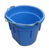 20 Quart Sky Blue Flat Back Sided Utility Bucket Pail - Pack of (1) view 1