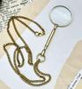 10X Magnifying Glass Necklace  Vintage Pendant Magnifier with Chain  Hands-Free Reading Magnifier for Jewelry, Library, Crafts, and Close-Up Work  Optical Glass Lens for Women & Men Gifts view 2