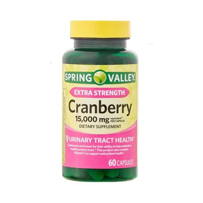 Unique Bundle Store Extra Strength Cranberry 15,000mg, 60 Capsules - Dietary Supplement (Pack of 1)